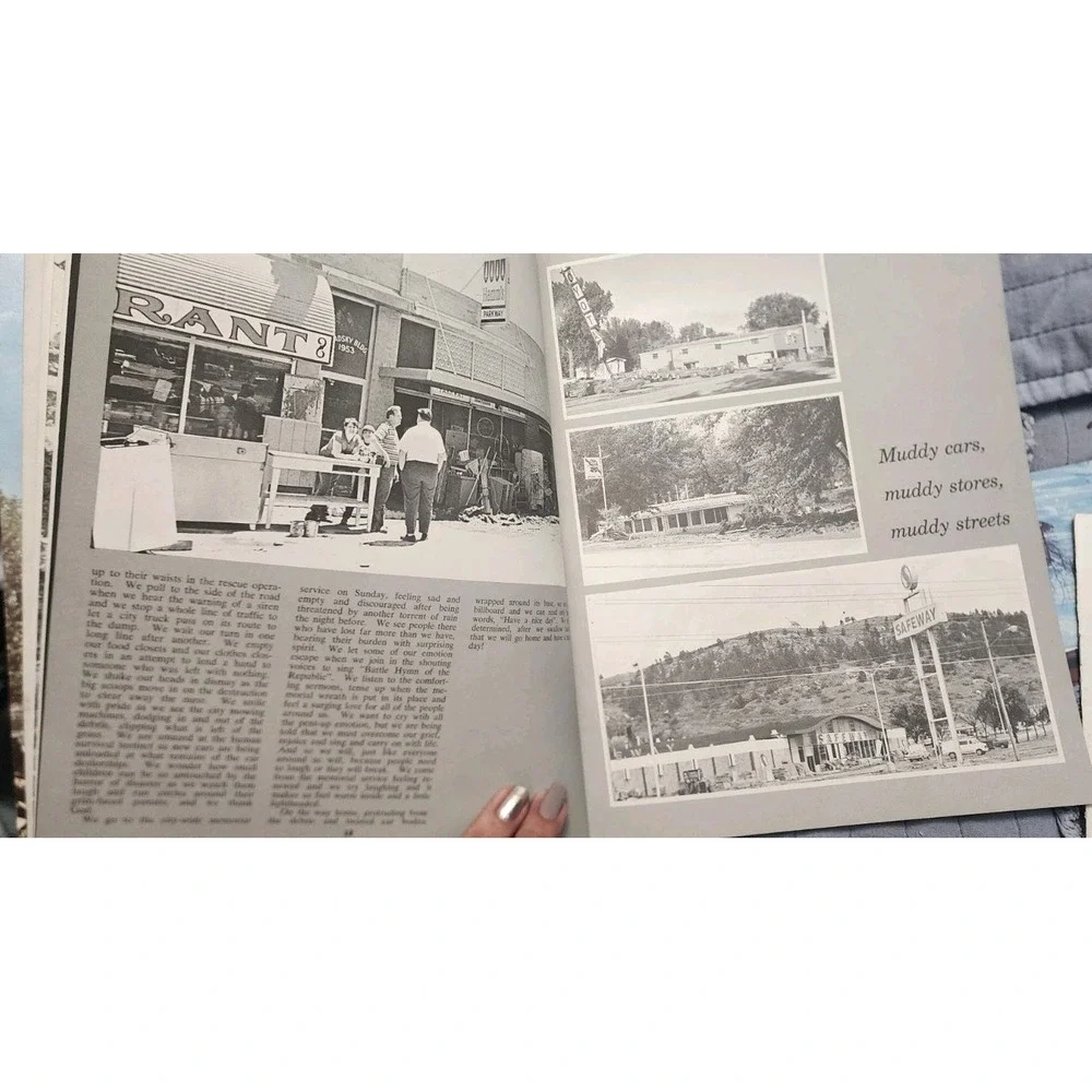 The Rapid City Flood June 9 1972 South Dakota Black Hills history C.F. Boone VGC